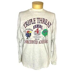 Vintage 90’s Kansas University KU Jayhawks Final Four Long sleeve Shirt